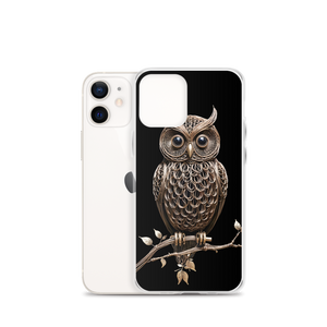 Owl Copper Art iPhone Case