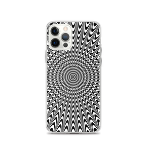 Vertigo Optical Illusion Background iPhone® Phone Case