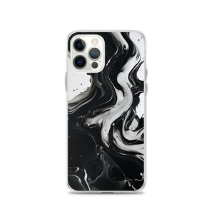 Black and White Fluid iPhone® Phone Case