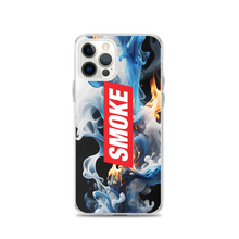 Blue Smoke Fire iPhone Case