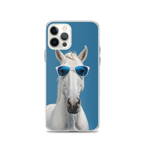 Cool Blue Horse iPhone Case