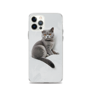 Relaxing British Shorthair Cat iPhone Case