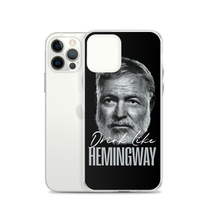 Drink Like Hemingway Portrait Clear Case for iPhone®