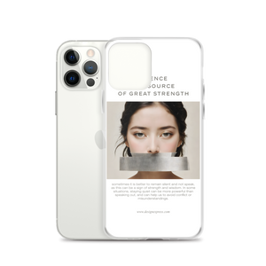 Silence Lao Tzu iPhone Case