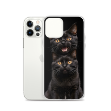 Two Black Cats Follows iPhone Case