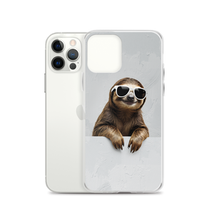 Cool Smiling Sloth iPhone Case