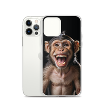 Happy Monkey Black iPhone Case