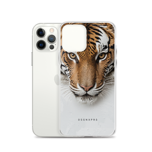 Silent Tiger Head iPhone Case