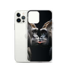 Gorilla Kissing iPhone Case