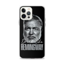 Drink Like Hemingway Portrait Clear Case for iPhone®