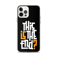 IS/THIS IS THE END? Black Yellow White iPhone Phone Case