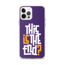 IS/THIS IS THE END? Purple Yellow Reverse iPhone Phone Case