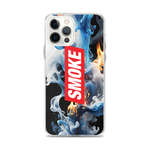 Blue Smoke Fire iPhone Case