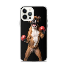 Boxer Boxing Black iPhone Case