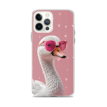 Cute Pink Swan iPhone Case