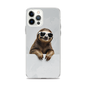 Cool Smiling Sloth iPhone Case