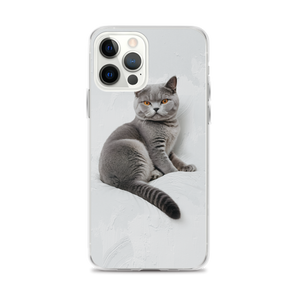 Relaxing British Shorthair Cat iPhone Case