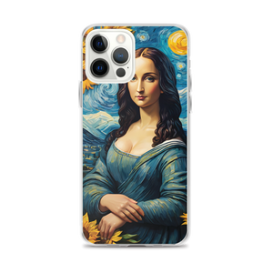 Monalisa Painting in Van Gogh Style iPhone Case