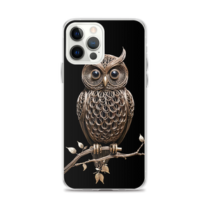 Owl Copper Art iPhone Case