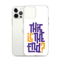 IS/THIS IS THE END? Purple Yellow iPhone Phone Case