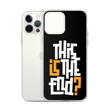 IS/THIS IS THE END? Black Yellow White iPhone Phone Case