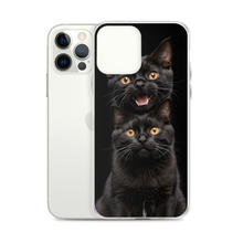 Two Black Cats Follows iPhone Case