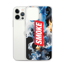 Blue Smoke Fire iPhone Case