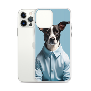 Sad Dog Blue iPhone Case