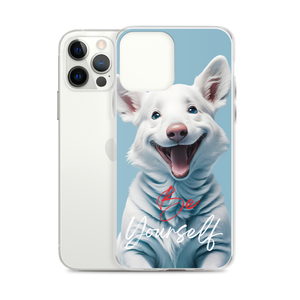 Cute Dog Be Yourself iPhone Case