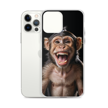 Happy Monkey Black iPhone Case