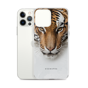 Silent Tiger Head iPhone Case