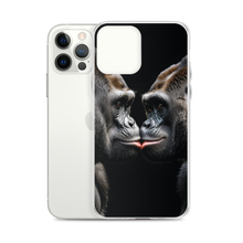 Gorilla Kissing iPhone Case