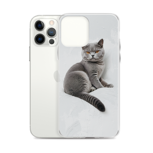 Relaxing British Shorthair Cat iPhone Case