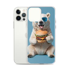 Polar Bear and Burger iPhone Case