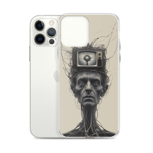 Brain Wash by Media iPhone Case