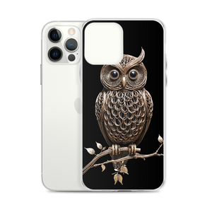 Owl Copper Art iPhone Case