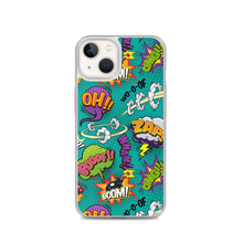 Comic Text Pattern iPhone Case