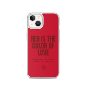 Red is the color of love iPhone® Phone Case