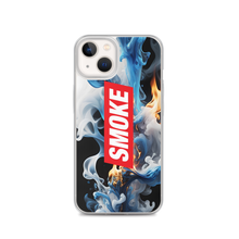 Blue Smoke Fire iPhone Case