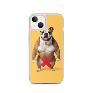 Bulldog X-Tape Yellow iPhone Case