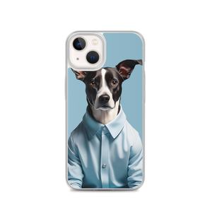 Sad Dog Blue iPhone Case