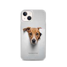 Funny Sad Dog Peep iPhone Case