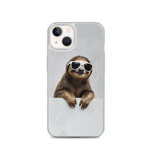 Cool Smiling Sloth iPhone Case