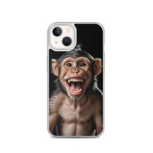 Happy Monkey Black iPhone Case