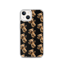 Happy Teddy Bear Pattern iPhone Case