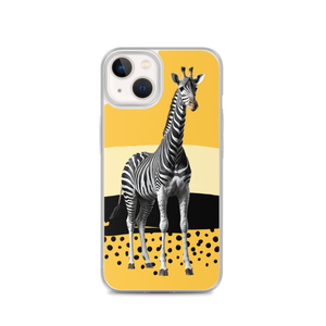 Giraffe Zebra Skin iPhone Case