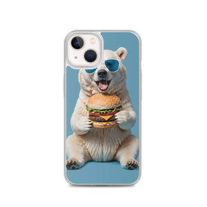 Polar Bear and Burger iPhone Case