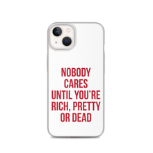 Nobody Cares (Funny) iPhone Case