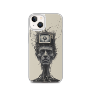 Brain Wash by Media iPhone Case