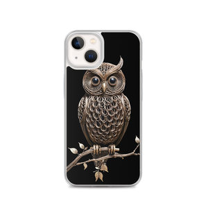 Owl Copper Art iPhone Case